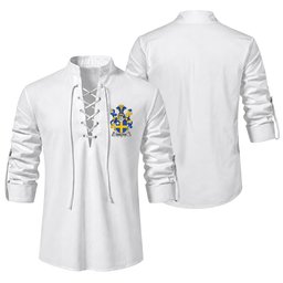 ScotsTee Shop Irish Shelton Clan Coat of Arms Irish Ghillie Kilt Shirt