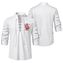 ScotsTee Shop Irish Sinnott or Synnott Clan Coat of Arms Irish Ghillie Kilt Shirt