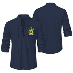 ScotsTee Shop Irish Rothe Clan Coat of Arms Irish Ghillie Kilt Shirt