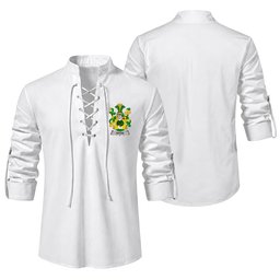 ScotsTee Shop Irish Rothe Clan Coat of Arms Irish Ghillie Kilt Shirt
