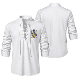 ScotsTee Shop Irish Tilson Clan Coat of Arms Irish Ghillie Kilt Shirt
