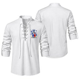 ScotsTee Shop Irish Studdert Clan Coat of Arms Irish Ghillie Kilt Shirt