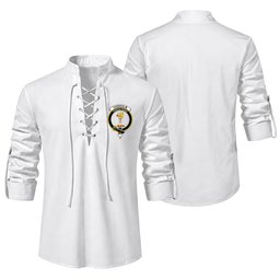 ScotsTee Shop Scottish Chisholm Clan Crest Scottish Ghillie Kilt Shirt