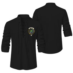 ScotsTee Shop Scottish Crighton Clan Crest Scottish Ghillie Kilt Shirt