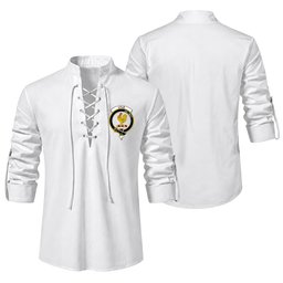 ScotsTee Shop Scottish Lyle Clan Crest Scottish Ghillie Kilt Shirt