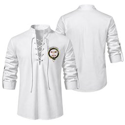 ScotsTee Shop Scottish MacCulloch Clan Crest Scottish Ghillie Kilt Shirt