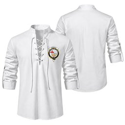 ScotsTee Shop Scottish Donald Clan Crest Scottish Ghillie Kilt Shirt