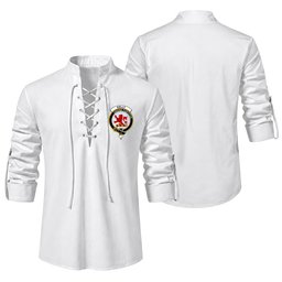 ScotsTee Shop Scottish Kelly Clan Crest Scottish Ghillie Kilt Shirt