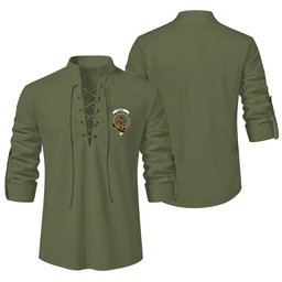 ScotsTee Shop Scottish KNOX Clan Crest Scottish Ghillie Kilt Shirt