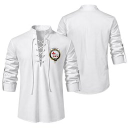 ScotsTee Shop Scottish Donald of Sleat Clan Crest Scottish Ghillie Kilt Shirt