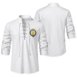 ScotsTee Shop Scottish MacLeod of Raasay Clan Crest Scottish Ghillie Kilt Shirt