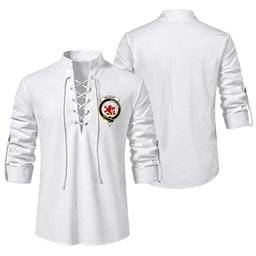 ScotsTee Shop Scottish MacDuff Clan Crest Scottish Ghillie Kilt Shirt