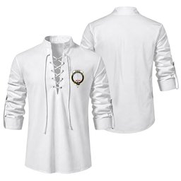ScotsTee Shop Scottish Rankin Clan Crest Scottish Ghillie Kilt Shirt