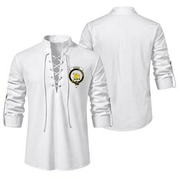 ScotsTee Shop Scottish Newton Clan Crest Scottish Ghillie Kilt Shirt