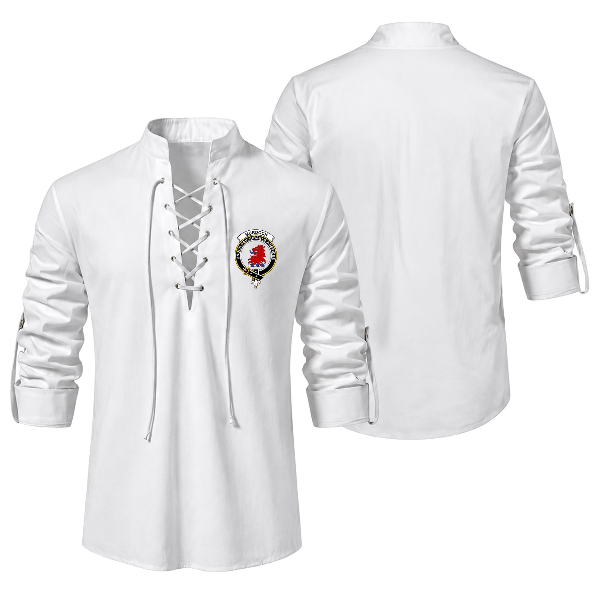 ScotsTee Shop Scottish Murdoch Clan Crest Scottish Ghillie Kilt Shirt