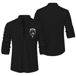 ScotsTee Shop Scottish Burnett Clan Crest Scottish Ghillie Kilt Shirt