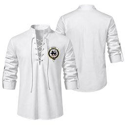ScotsTee Shop Scottish Baxter Clan Crest Scottish Ghillie Kilt Shirt