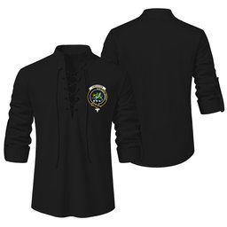 ScotsTee Shop Scottish Crichton Clan Crest Scottish Ghillie Kilt Shirt