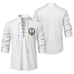 ScotsTee Shop Scottish Fergusson Clan Crest Scottish Ghillie Kilt Shirt