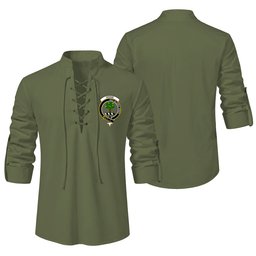 ScotsTee Shop Scottish Hogg Clan Crest Scottish Ghillie Kilt Shirt
