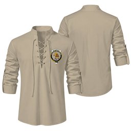 ScotsTee Shop Scottish MacGregor Clan Crest Scottish Ghillie Kilt Shirt