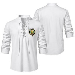 ScotsTee Shop Scottish Falconer Clan Crest Scottish Ghillie Kilt Shirt