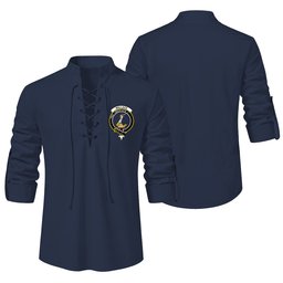 ScotsTee Shop Scottish Wallace Clan Crest Scottish Ghillie Kilt Shirt