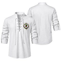 ScotsTee Shop Scottish Muir Clan Crest Scottish Ghillie Kilt Shirt