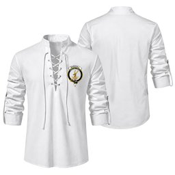 ScotsTee Shop Scottish Marshall Clan Crest Scottish Ghillie Kilt Shirt