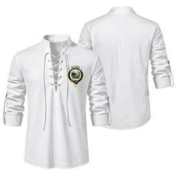 ScotsTee Shop Scottish McLaren Clan Crest Scottish Ghillie Kilt Shirt