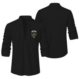 ScotsTee Shop Scottish Murray of Tullibardine Clan Crest Scottish Ghillie Kilt Shirt