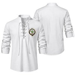 ScotsTee Shop Scottish Maule Clan Crest Scottish Ghillie Kilt Shirt