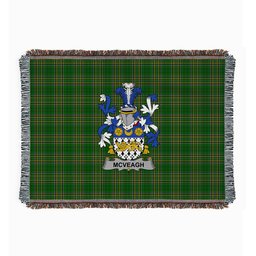 ScotsTee Shop Irish McVeagh or McFingah Clan Coat of Arms Irish Tartan Woven Blanket