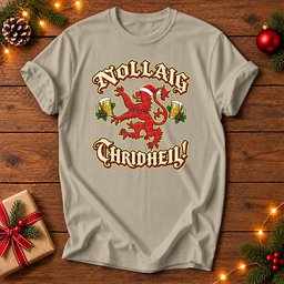 Scottish Burnett Modern Tartan Lion Christmas