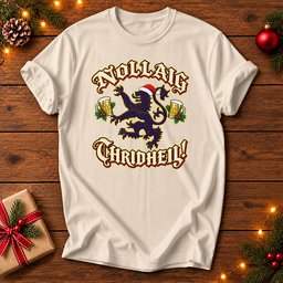 Scottish Home Modern Tartan Lion Christmas