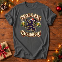Scottish Home Modern Tartan Lion Christmas