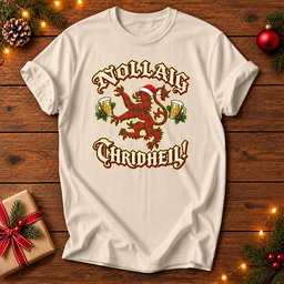 Scottish MacQuarrie Modern Tartan Lion Christmas