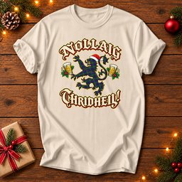 Scottish MacKinlay Modern Tartan Lion Christmas