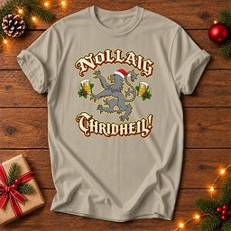 Scottish Shepherd Tartan Lion Christmas