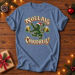 Scottish Wallace Hunting   Green Tartan Lion Christmas