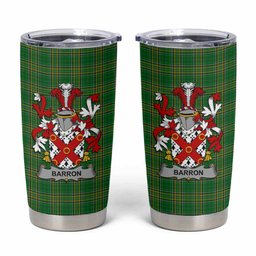Barron Irish Coat of Arms Insulated Tumbler Cup