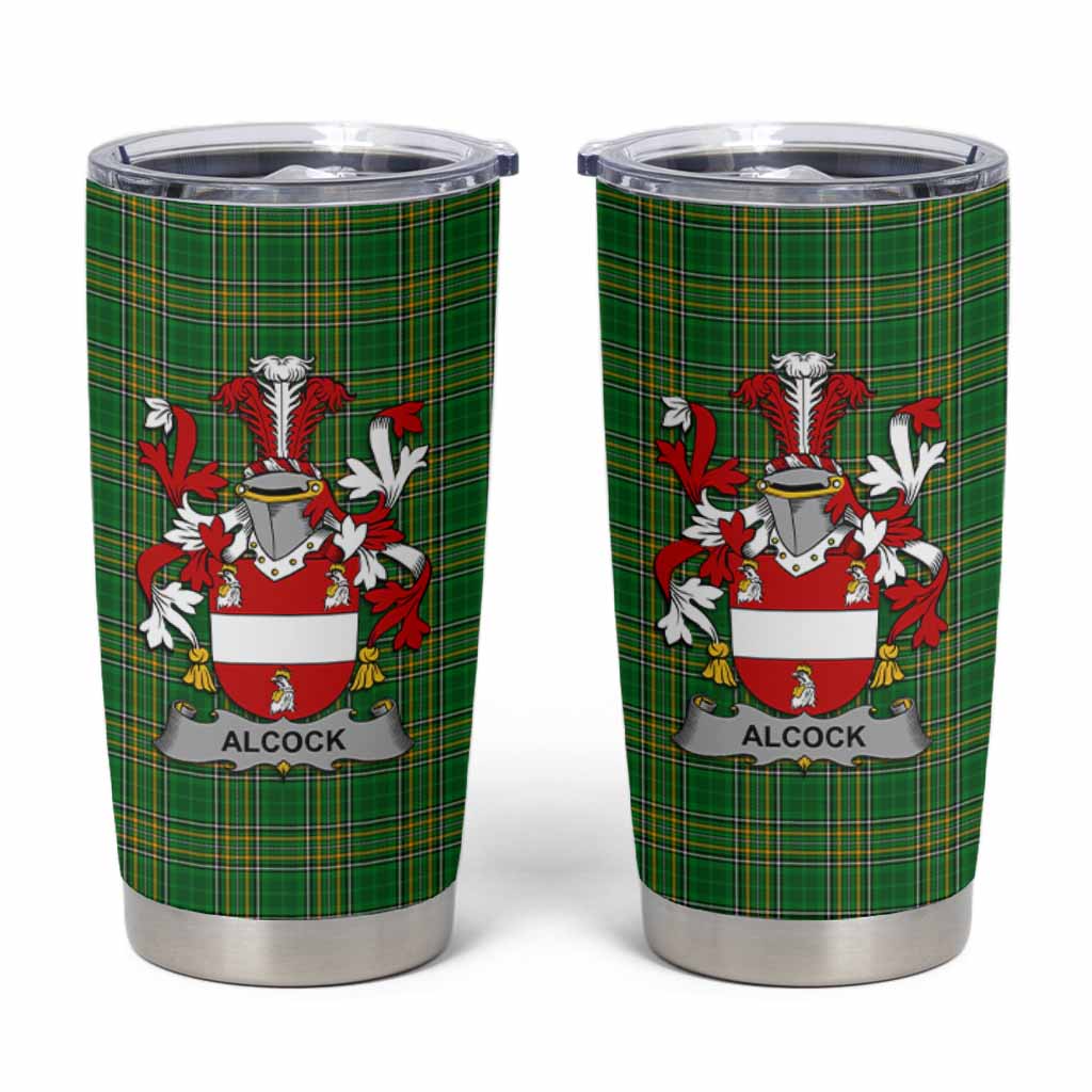 Alcock Irish Coat of Arms Insulated Tumbler Cup