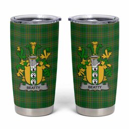 Beatty Irish Coat of Arms Insulated Tumbler Cup