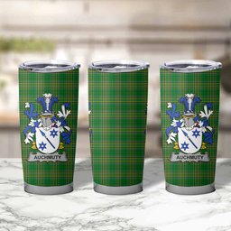 Auchmuty Irish Coat of Arms Insulated Tumbler Cup