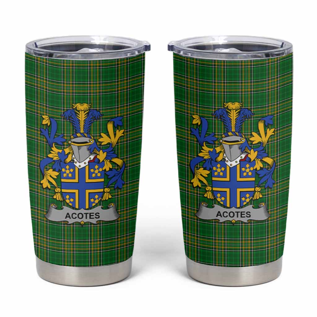 Acotes Irish Coat of Arms Insulated Tumbler Cup