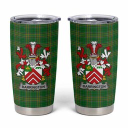 Barrington Irish Coat of Arms Insulated Tumbler Cup