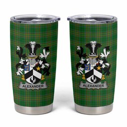 Alexander Irish Coat of Arms Insulated Tumbler Cup