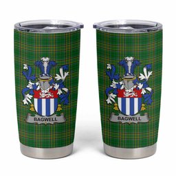 Bagwell Irish Coat of Arms Insulated Tumbler Cup