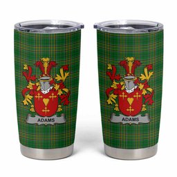 Adams Irish Coat of Arms Insulated Tumbler Cup