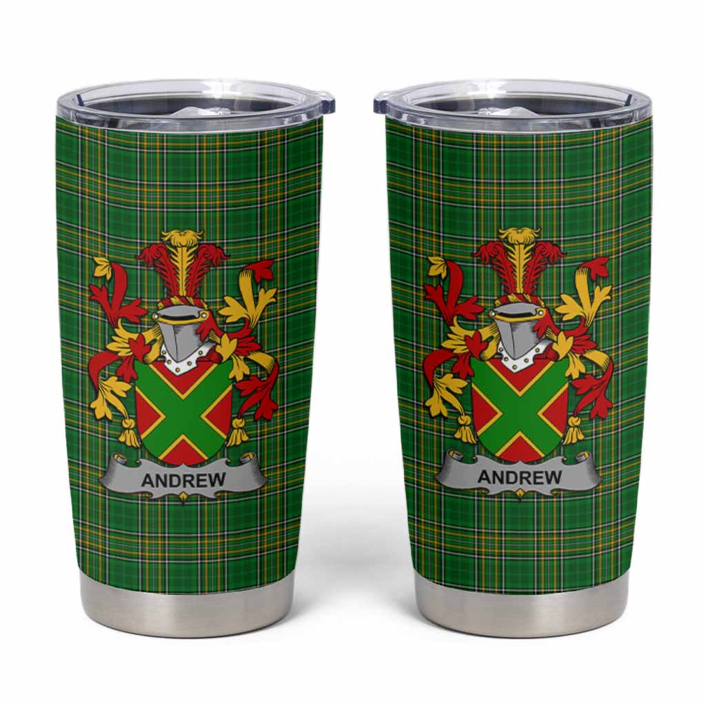 Andrew Irish Coat of Arms Insulated Tumbler Cup